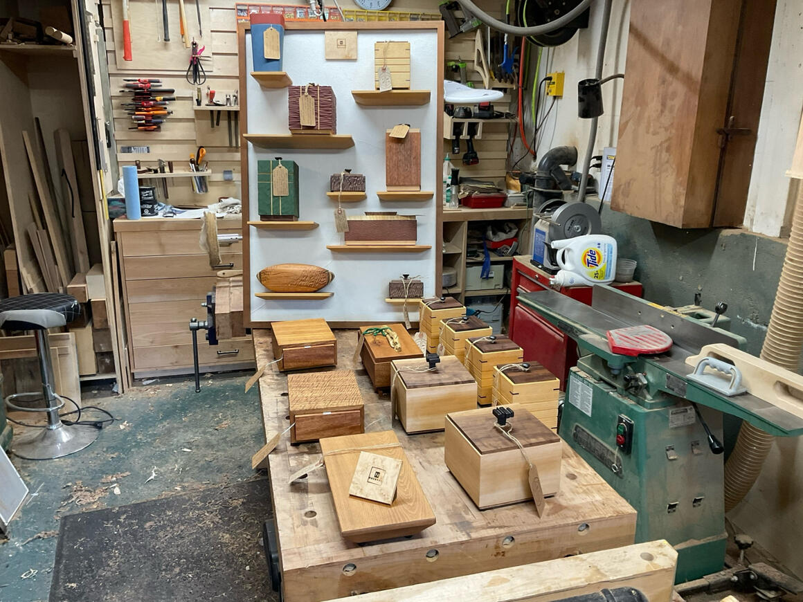 Woodworking Workshop Display
